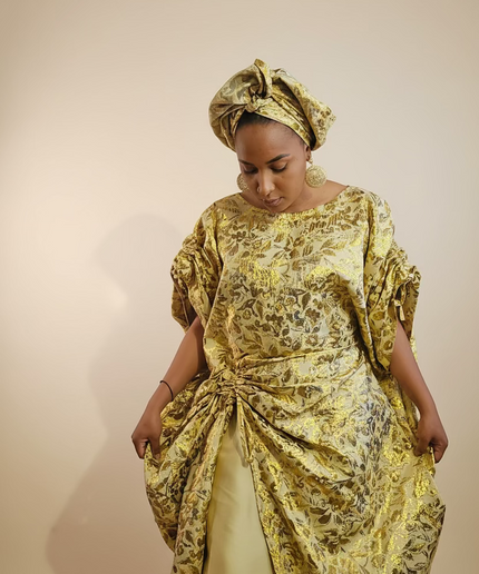 Ensemble brocart karima - Gold