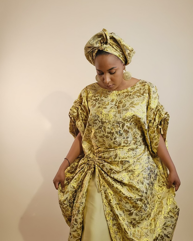 Ensemble brocart karima - Gold