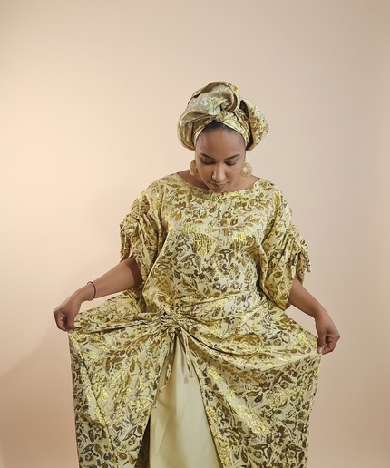 Ensemble brocart karima - Gold