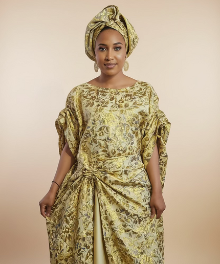 Ensemble brocart karima - Gold