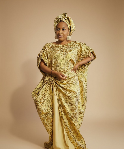 Ensemble brocart karima - Gold