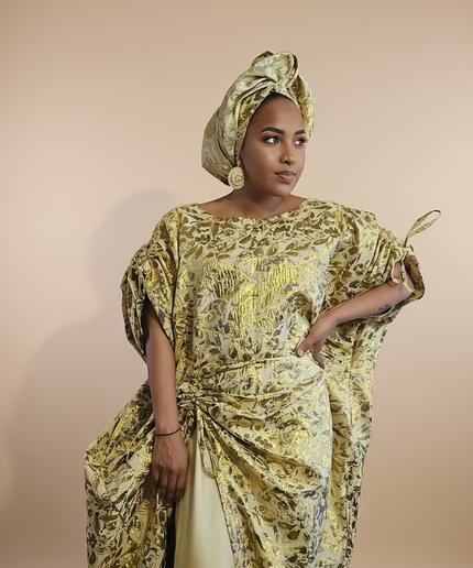 Ensemble brocart karima - Gold