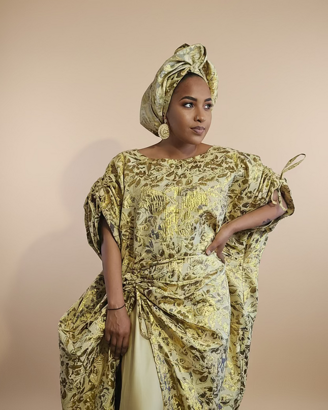 Ensemble brocart karima - Gold