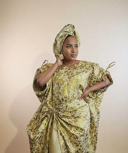 Ensemble brocart karima - Gold