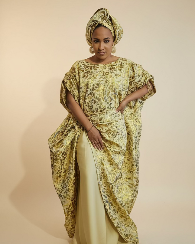 Ensemble brocart karima - Gold