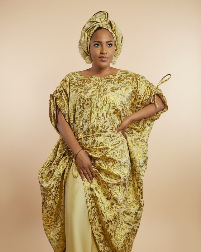 Ensemble brocart karima - Gold