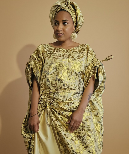 Ensemble brocart karima - Gold
