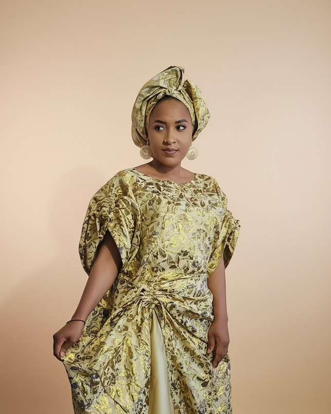 Ensemble brocart karima - Gold