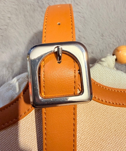 Sac à main seau - Marron