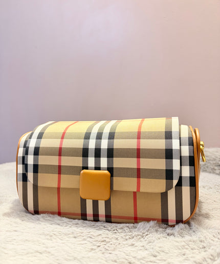 Mini sac clutch - Brown berry