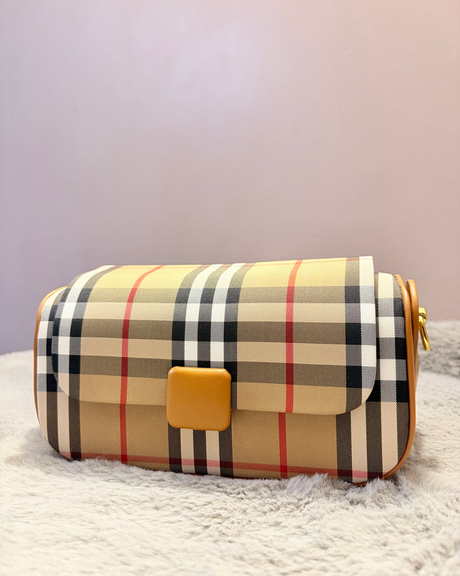 Mini sac clutch - Brown berry