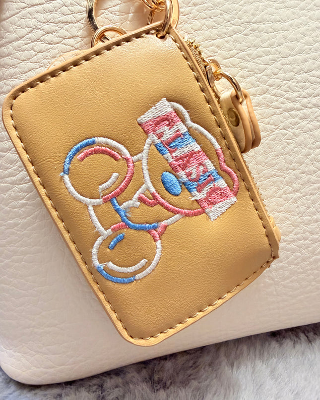 Petit sac avec accessoires - Beige