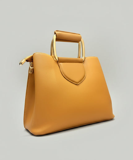 Sac bandoulière à foulard - Marron