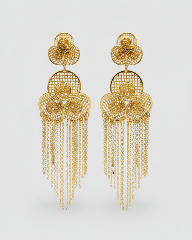 Boucles d'oreilles chandeliers