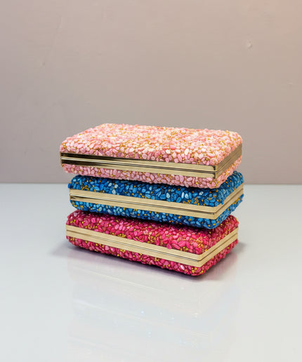 Pochette de soirée élégante - Fuchsia
