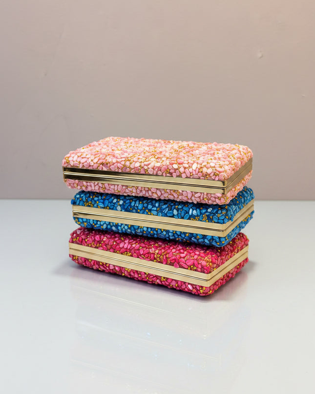 Pochette de soirée élégante - Fuchsia