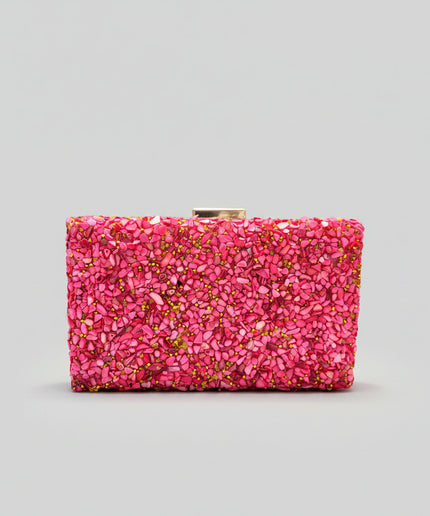 Pochette de soirée élégante - Fuchsia