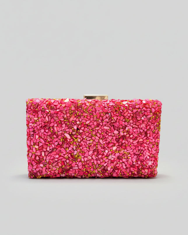 Pochette de soirée élégante - Fuchsia