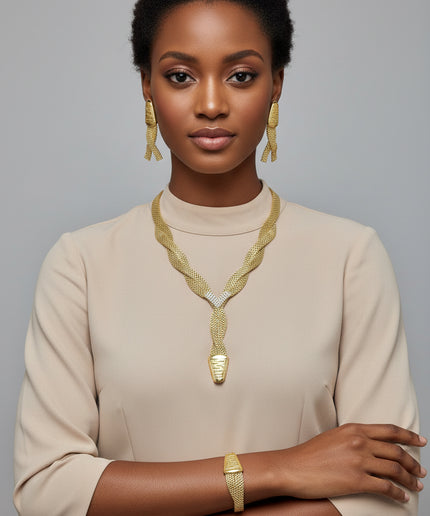 Parure de bijoux oblong stones