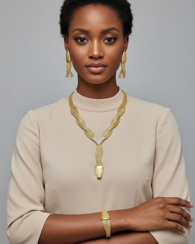 Parure de bijoux oblong stones
