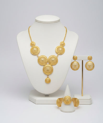 Parure or plaqué 4 en 1