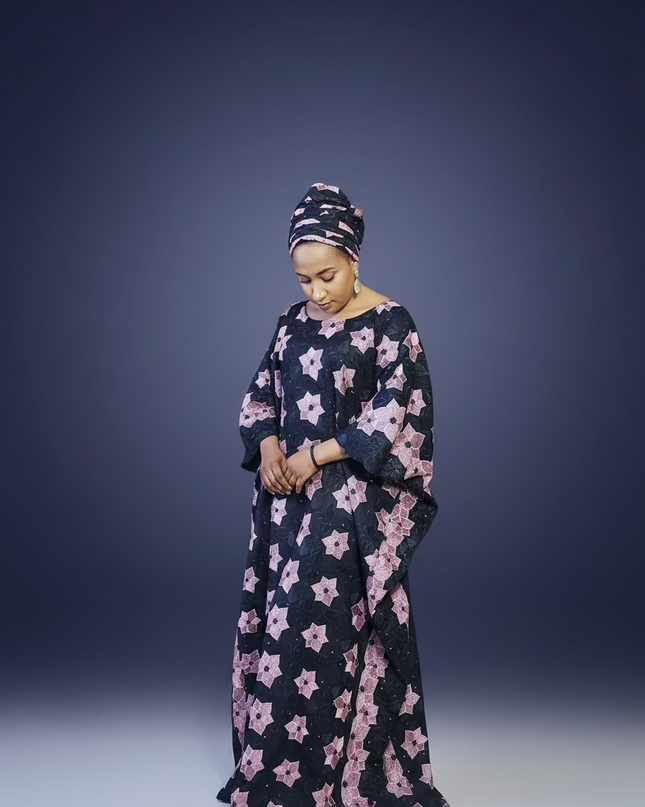 Dentelle nigeriane sekina - Noir
