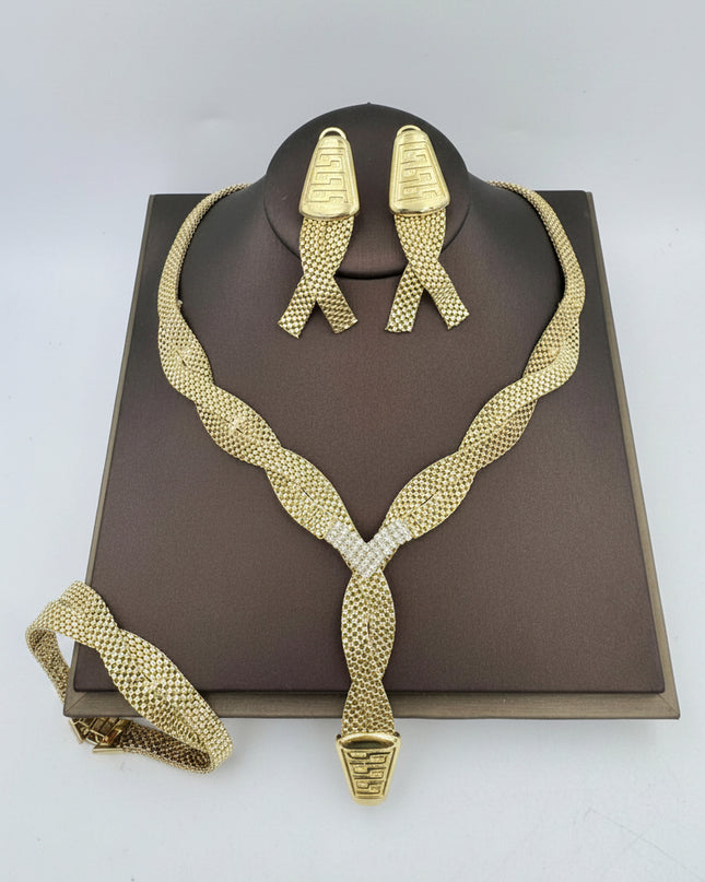 Parure de bijoux oblong stones