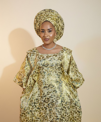 Brocart bisola & chapeau - Gold