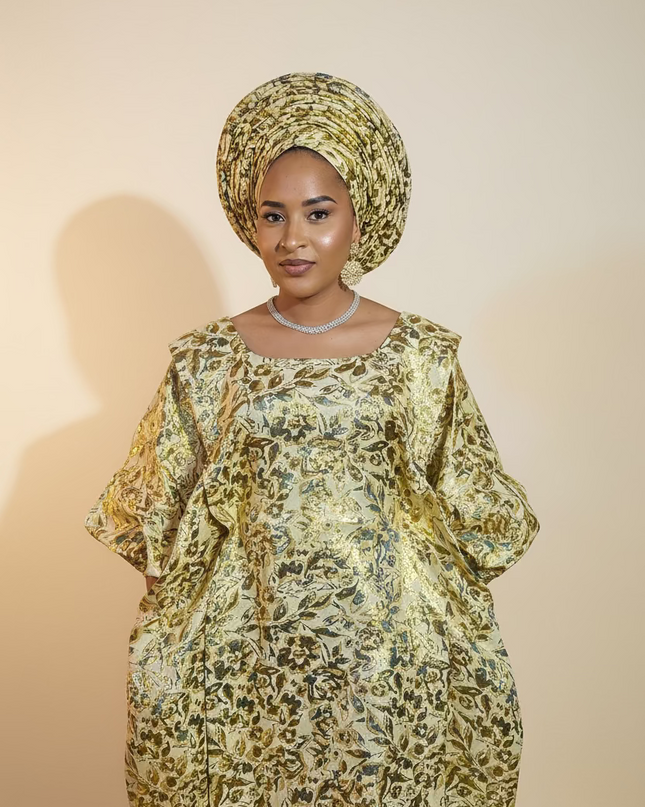 Brocart bisola & chapeau - Gold