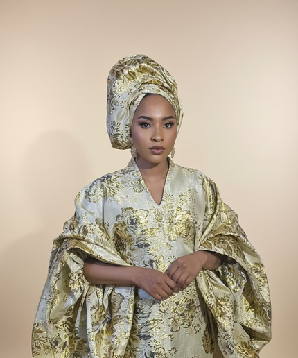 Brocart bayonle manches extra - Gold