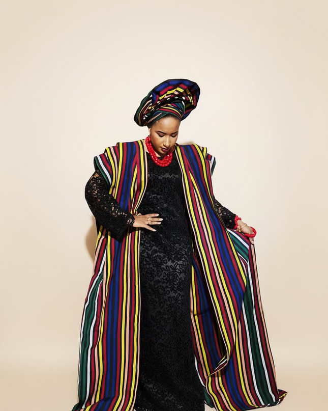 Ensemble regalia 3pcs - Noir Multi