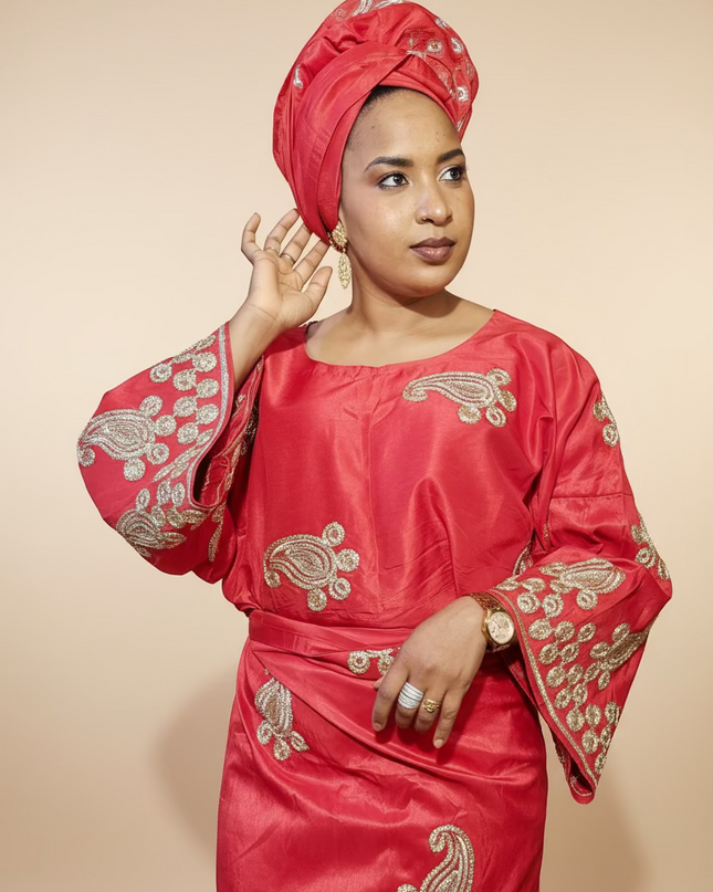 Complet iro & buba  - Rouge