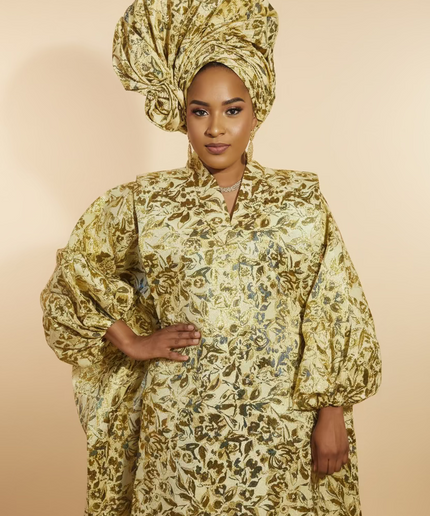 Brocart bisoye & chapeau - Gold