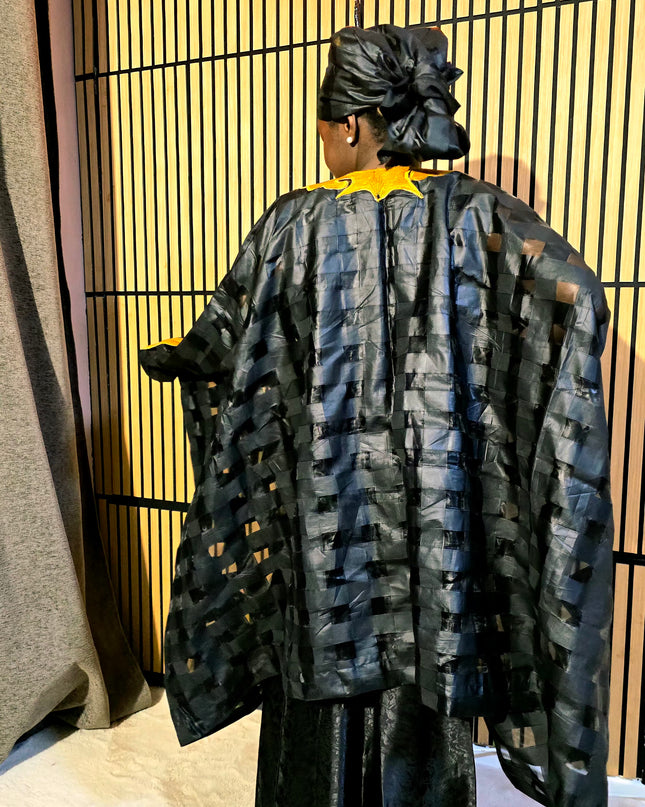 Ensemble organza naija - Noir