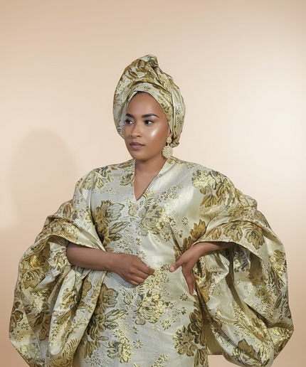 Brocart bayonle manches extra - Gold