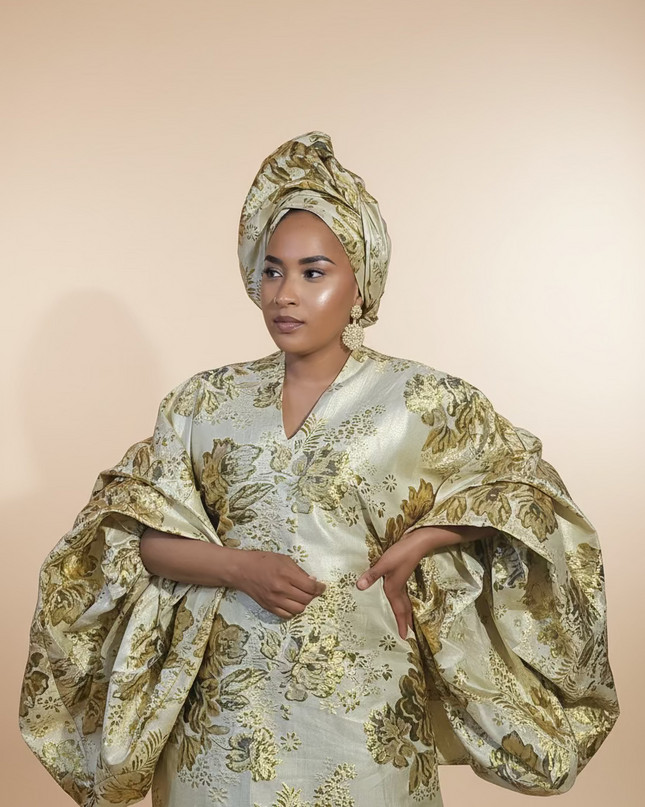 Brocart bayonle manches extra - Gold