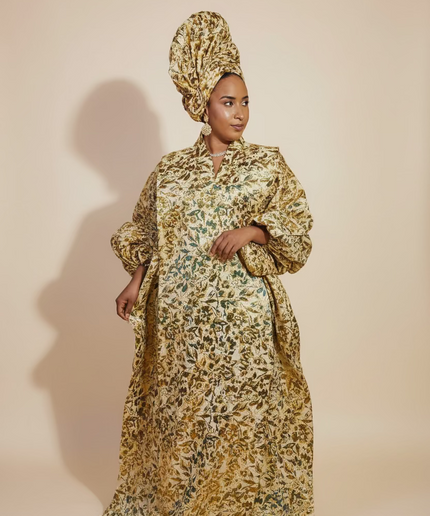 Brocart bisoye & chapeau - Gold
