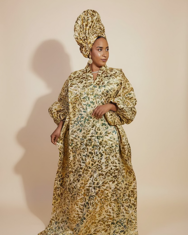 Brocart bisoye & chapeau - Gold