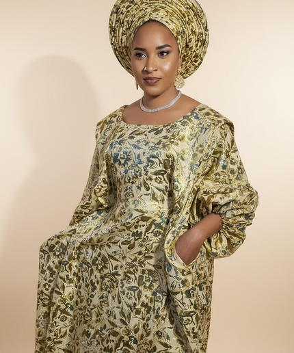Brocart bisola & chapeau - Gold