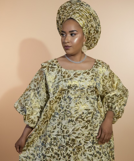 Brocart bisola & chapeau - Gold
