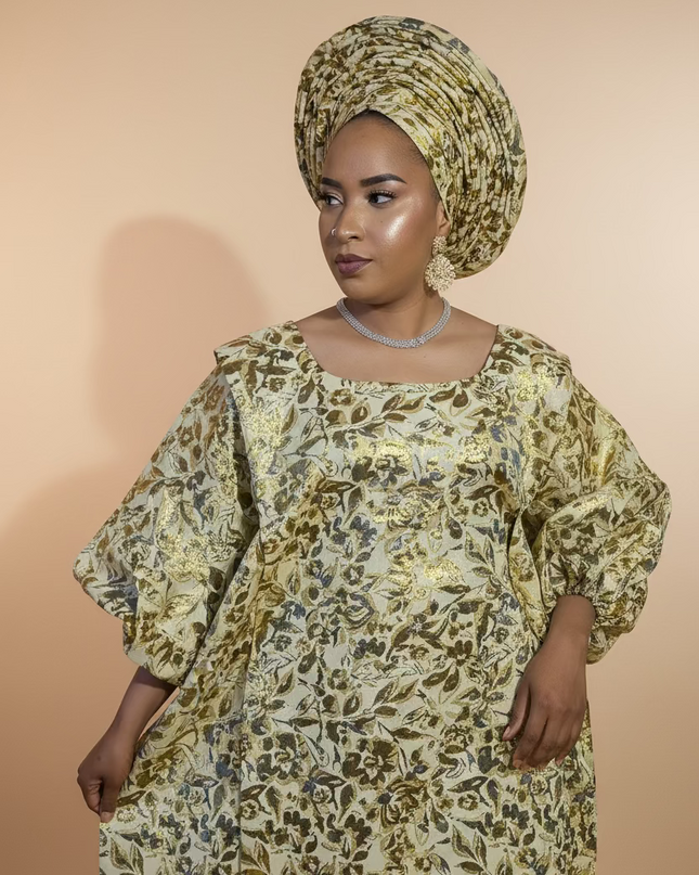 Brocart bisola & chapeau - Gold