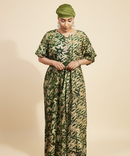 Combinaison adire - Vert