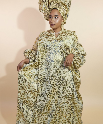 Brocart bisoye & chapeau - Gold