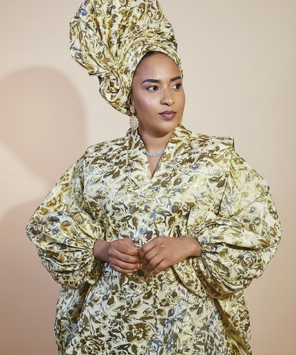 Brocart bisoye & chapeau - Gold