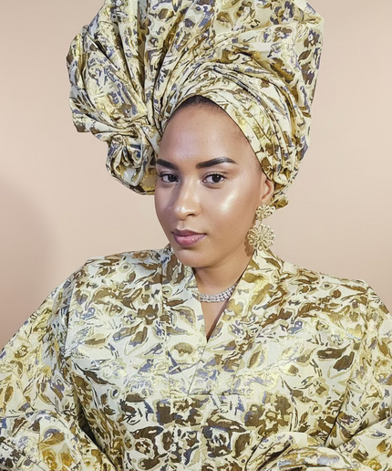 Brocart bisoye & chapeau - Gold