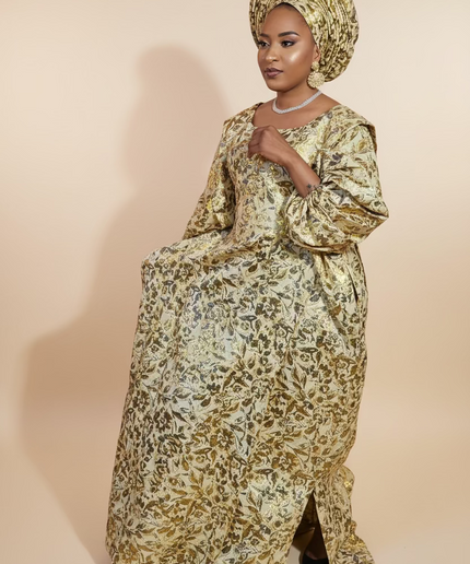 Brocart bisola & chapeau - Gold