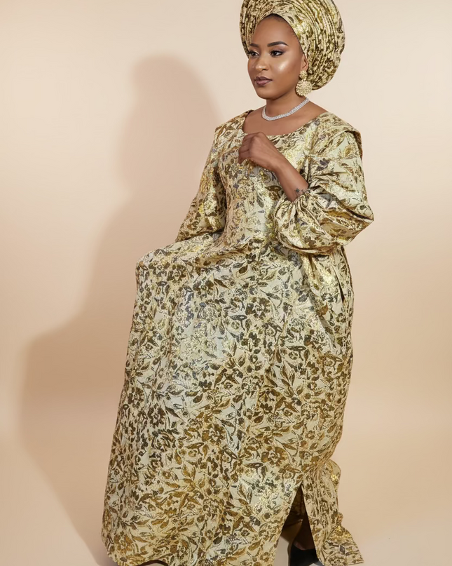 Brocart bisola & chapeau - Gold