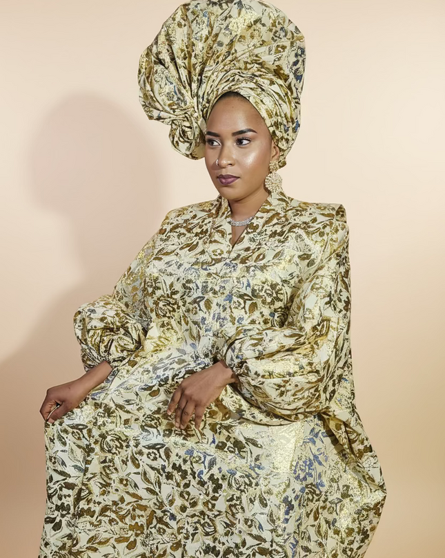 Brocart bisoye & chapeau - Gold