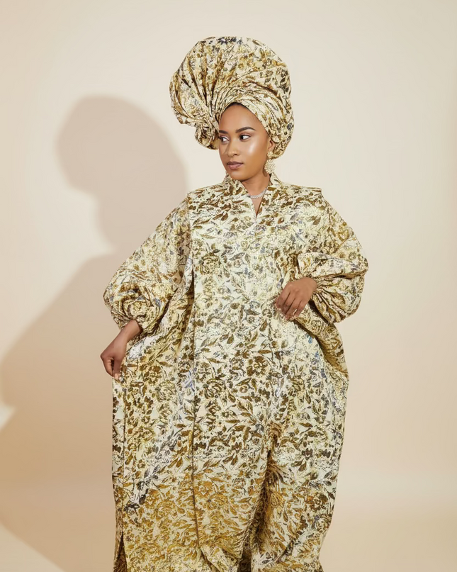 Brocart bisoye & chapeau - Gold