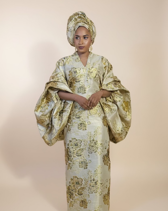 Brocart bayonle manches extra - Gold